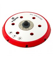 TORQ R5 Dual-Action Red Backing Plate with Advanced Hyper Flex Technology (6 Inch)