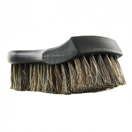 Premium Select Horse Hair Interior Cleaning Brush for Leather, Vinyl, Fabric, and More 