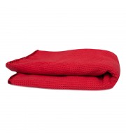 The Red Waffle Weave Towel
