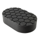 Hex-Logic Finishing Hand Applicator Pad, Black (7,5 x 15 x 2,5 cm)