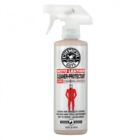 MOTO LINE, MOTO LEATHER CLEANER & PROTECTANT CLEANS, CONDITIONS AND PROTECTS 